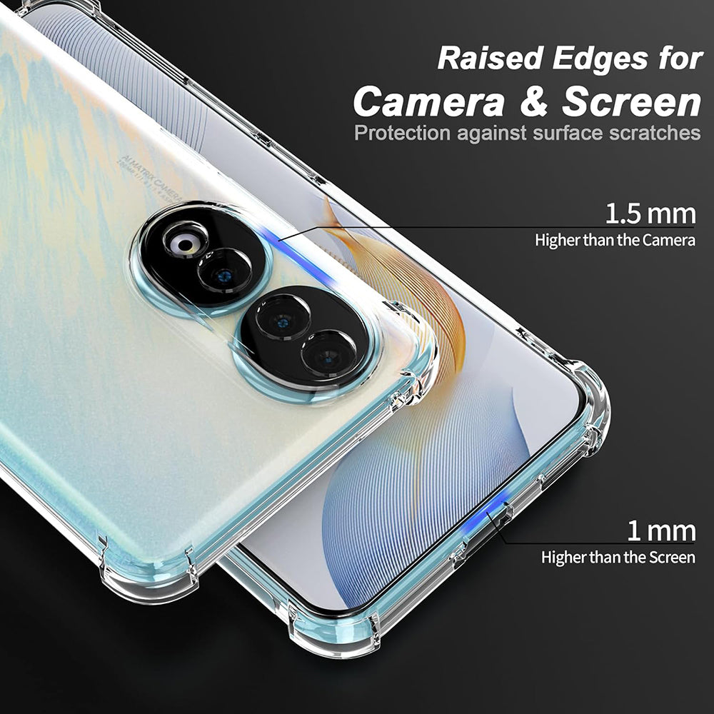 Coque pour Honor 90 Pro, Techsuit, Anti-choc Claire, Transparente