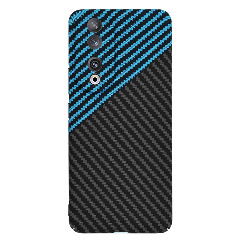 Coque pour Honor 90, Techsuit, Carbonite FiberShell, Noir Bleu