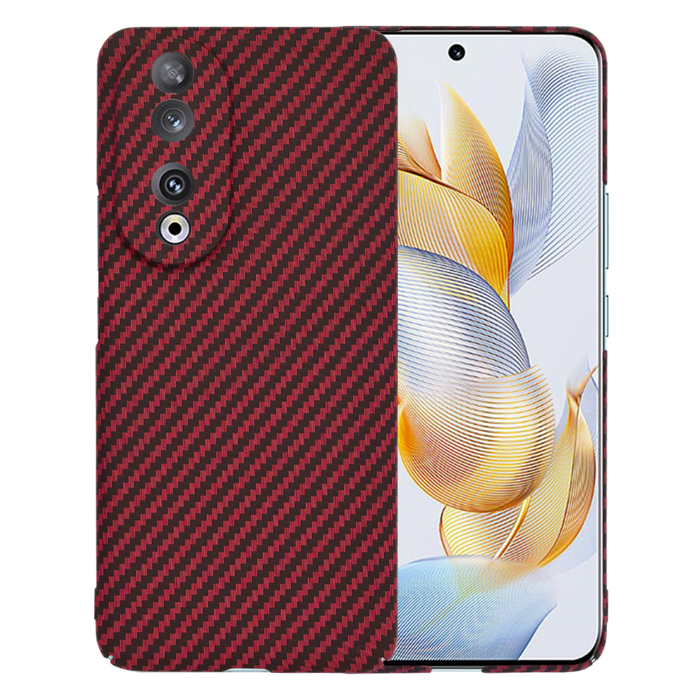 Coque pour Honor 90, Techsuit, Carbonite FiberShell, Rouge