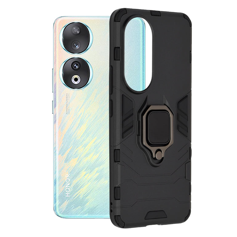 Coque pour Honor 90, Techsuit, Shield, Noire