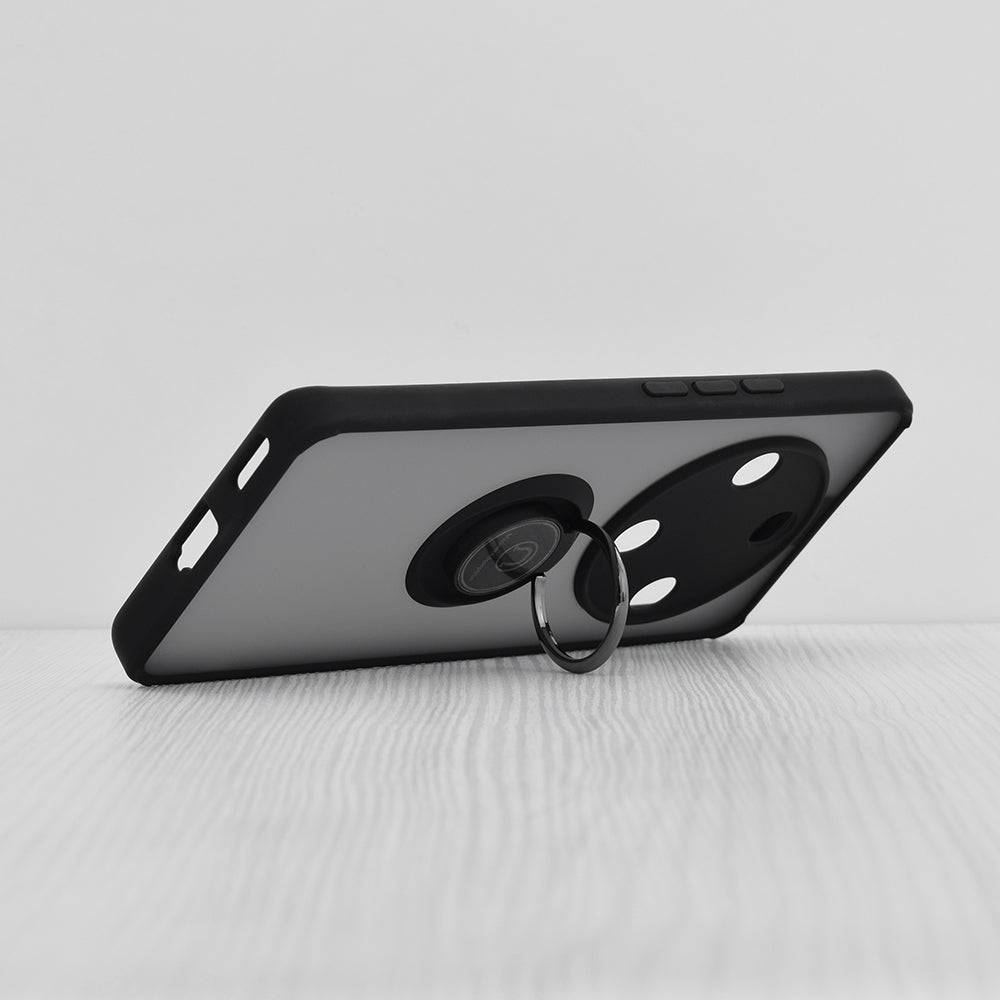 Coque pour Honor Magic6 Lite, Techsuit, Glinth, Noire