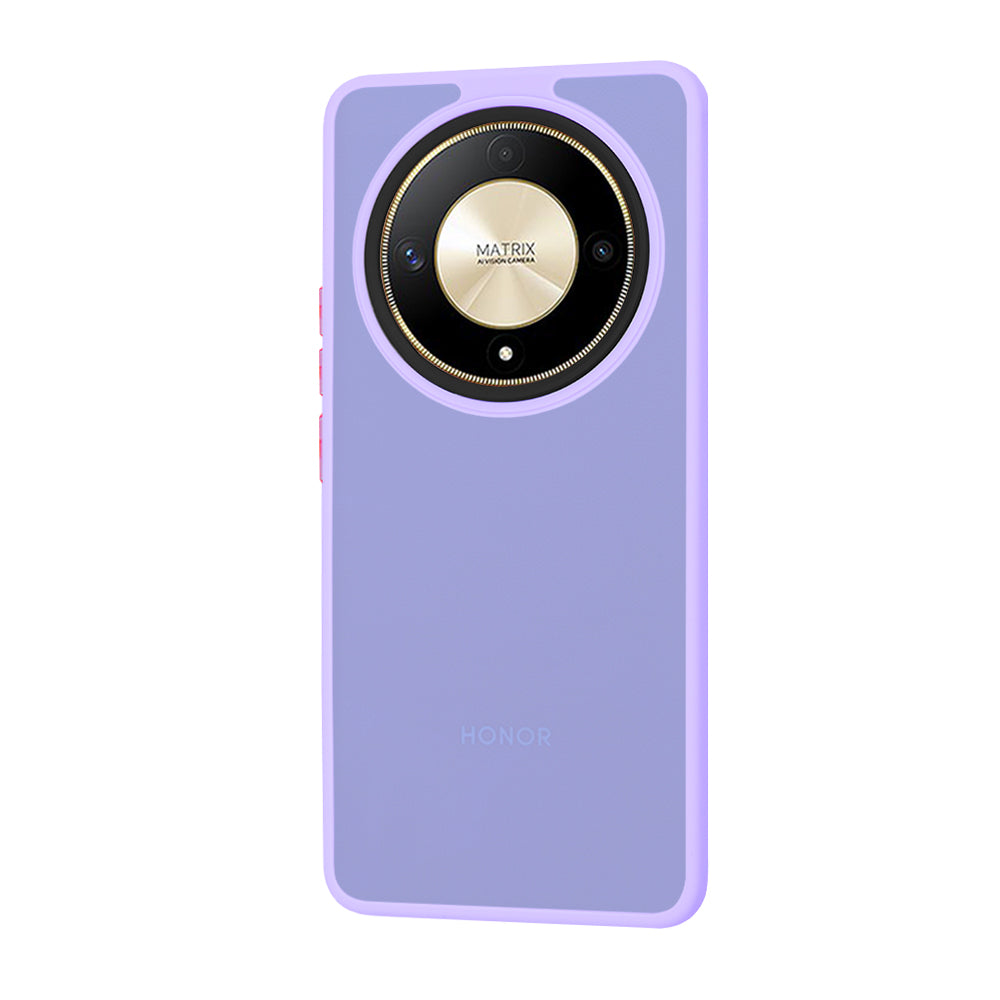 Coque pour Honor Magic6 Lite, Techsuit, HaloFrost, Violet Clair