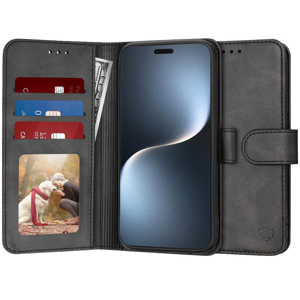 Coque pour Honor Magic7 Pro, Techsuit, Diary Book, Noire