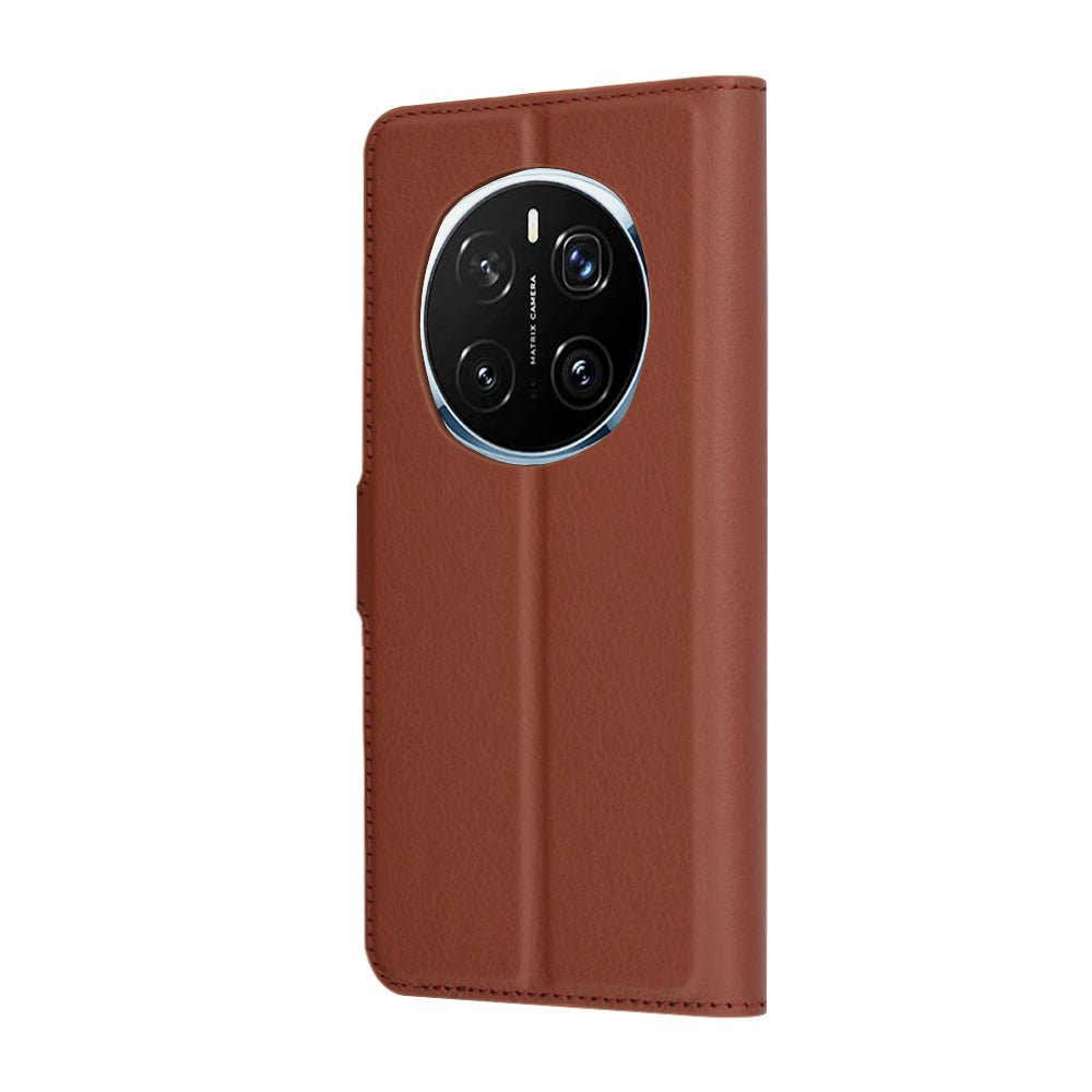 Étui pour Honor Magic7 Pro, Techsuit, Leather Folio, Marron