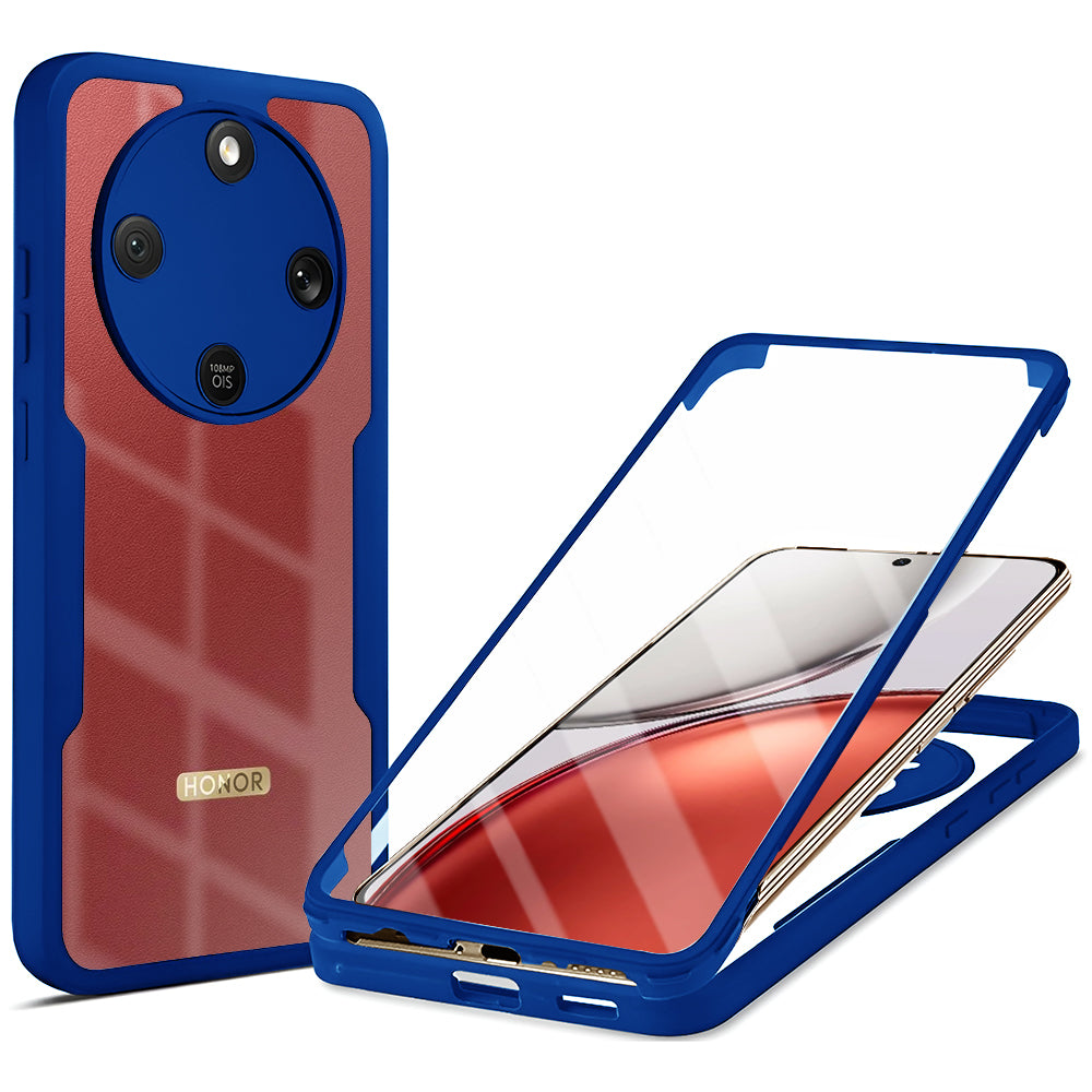 Étui pour Honor Magic8 Lite, Techsuit, ColorVerse 360, Bleu