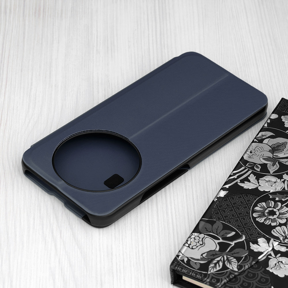 Étui pour Honor Magic8 Lite, Techsuit, eFold, Bleu Foncé