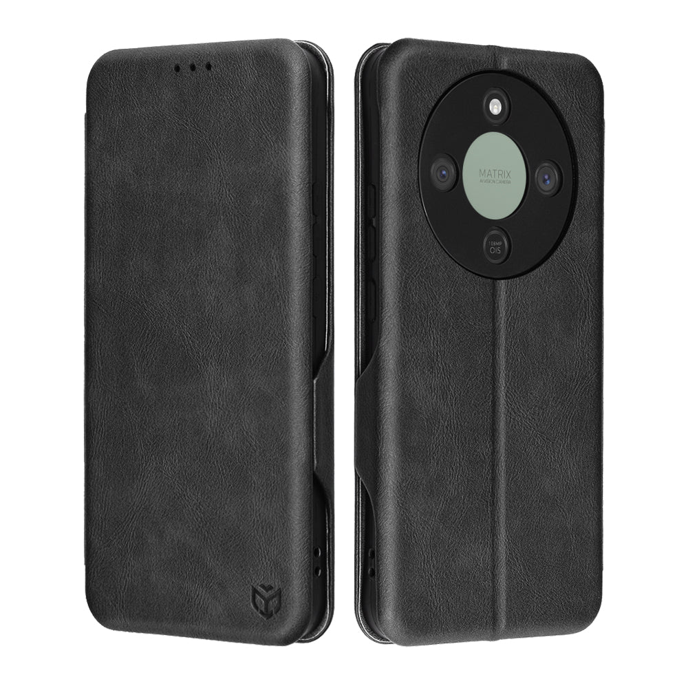 Hülle für Honor Magic8 Lite, Techsuit, Safe Wallet Plus, Schwarz