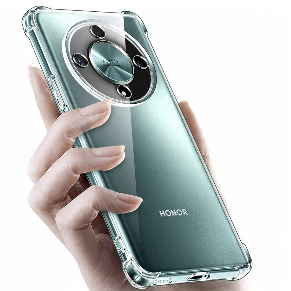Étui pour Honor Magic8 Lite, Techsuit, Shockproof Clear, Transparent