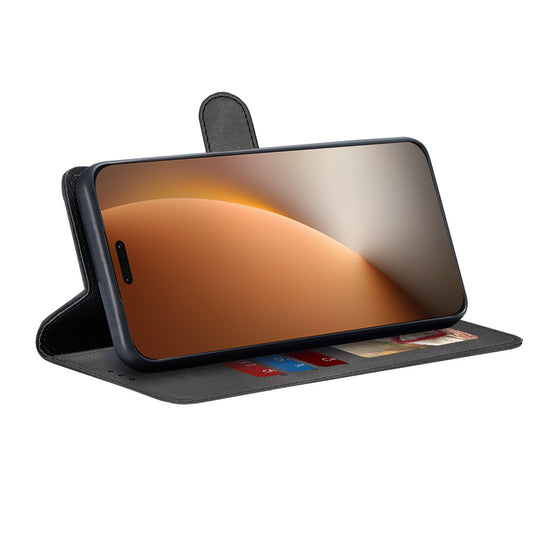 Hülle für Honor Magic8 Pro, Techsuit, Diary Book, Schwarz