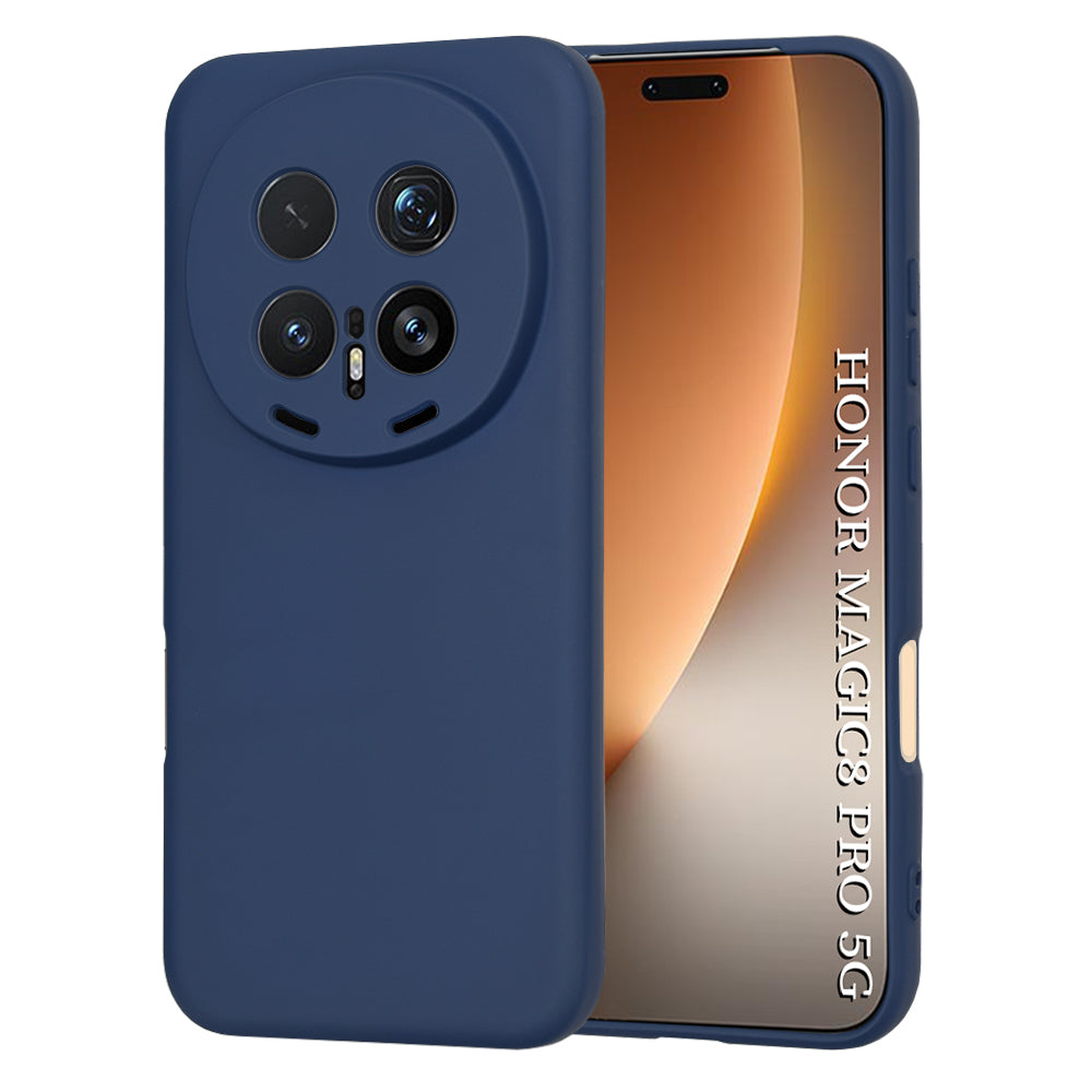 Étui pour Honor Magic8 Pro, Techsuit, SoftFlex, Bleu Marine