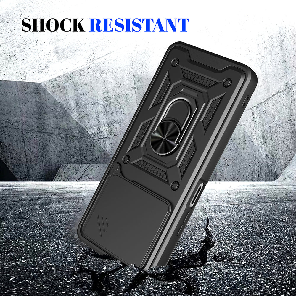 Hülle für Honor X5c Plus, Techsuit, CamShield, Blau