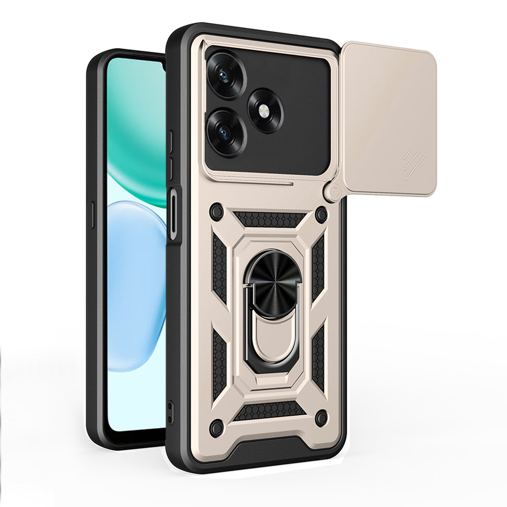 Étui pour Honor X5c Plus, Techsuit, CamShield, Doré