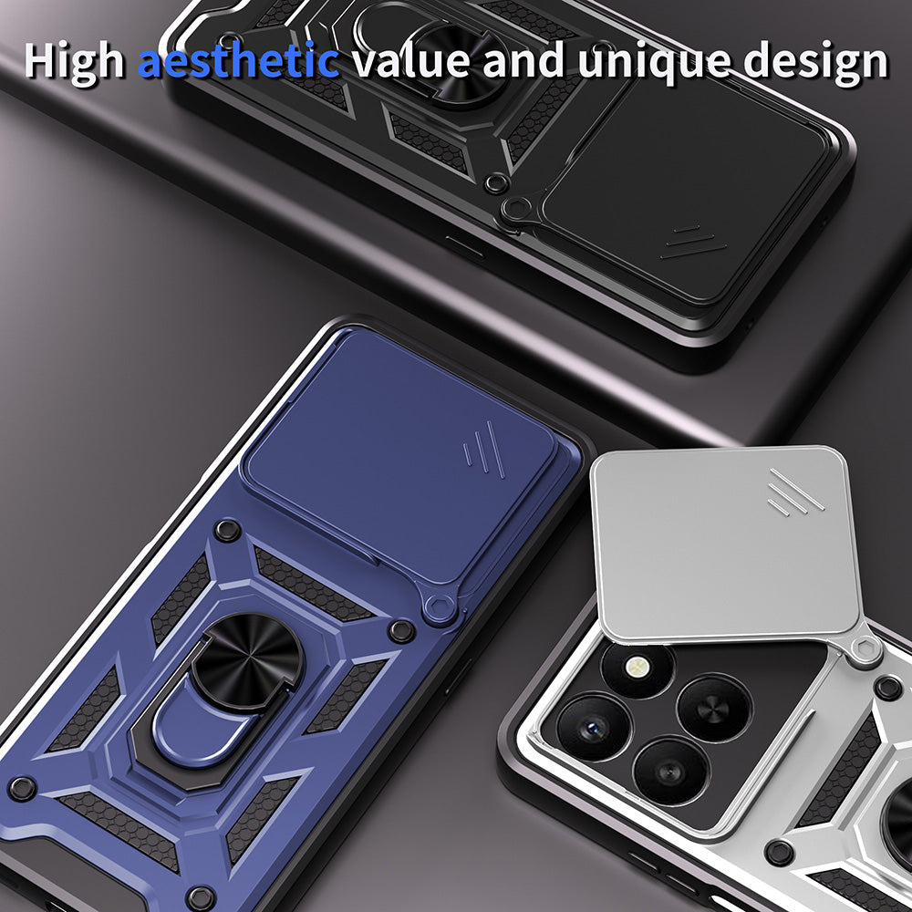 Case for Honor X5c Plus, Techsuit, CamShield, Green