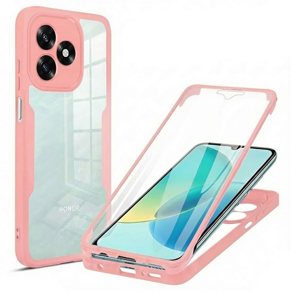 Étui pour Honor X5c Plus, Techsuit, ColorVerse 360, Rose