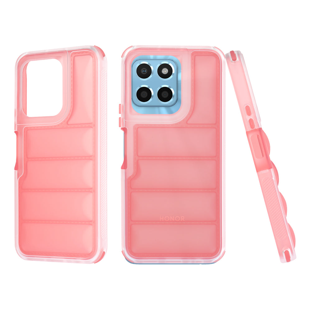Étui pour Honor X6b / X6a / 70 Lite / X6 / X8 5G, Techsuit, Wave Shield, Rouge