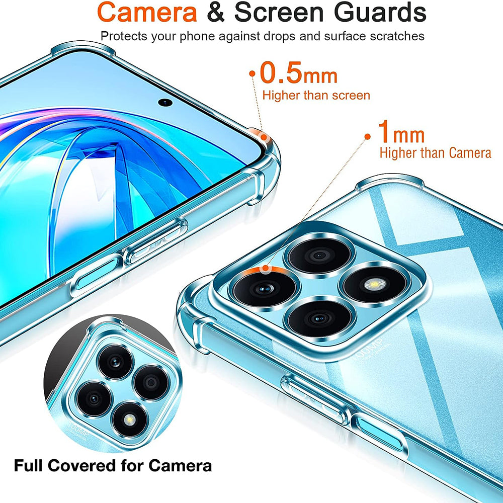 Coque pour Honor X8a, Techsuit, Anti-choc Claire, Transparente