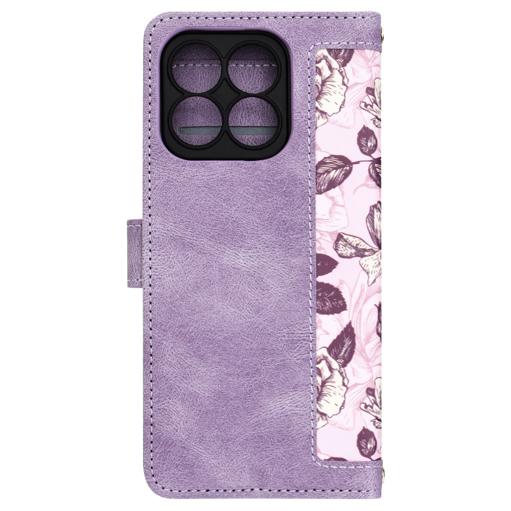 Coque pour Honor X8b, Techsuit, FlipCraft, Violet