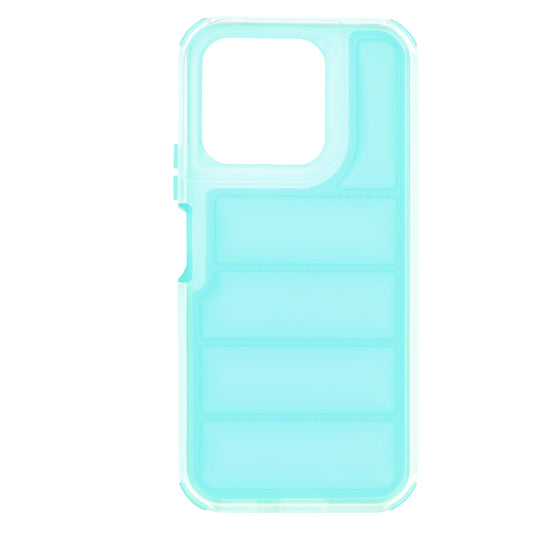 Coque pour Honor X8b, Techsuit, Wave Shield, Turquoise
