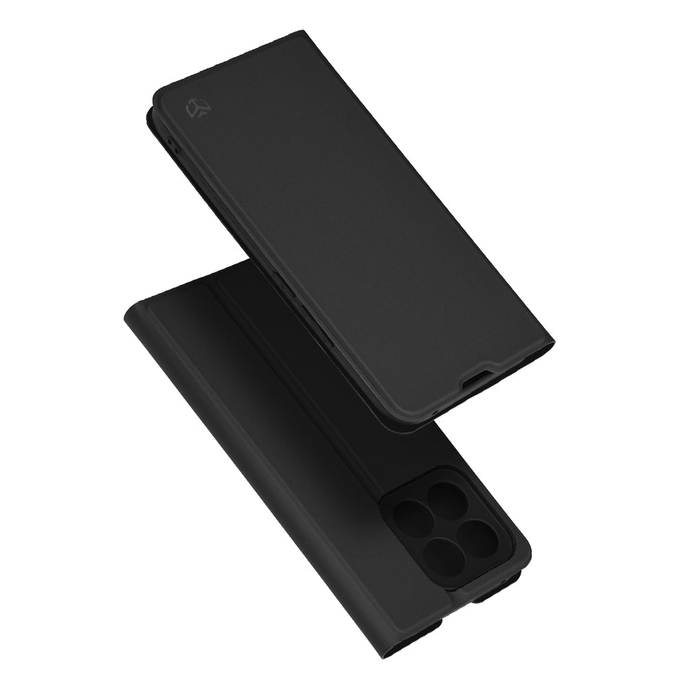 Coque pour Honor X8c, Techsuit, Magskin Book, Noire