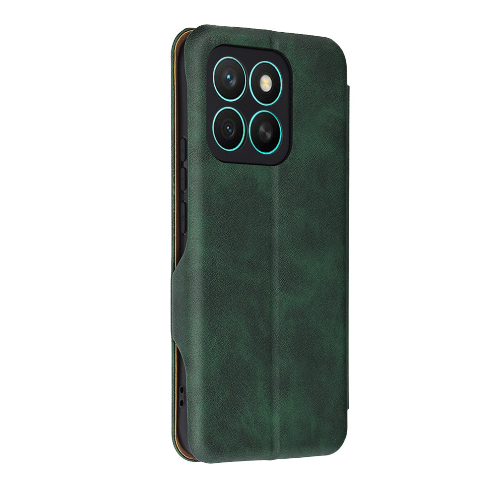 Coque pour Honor X8c, Techsuit, Safe Wallet Plus, Vert