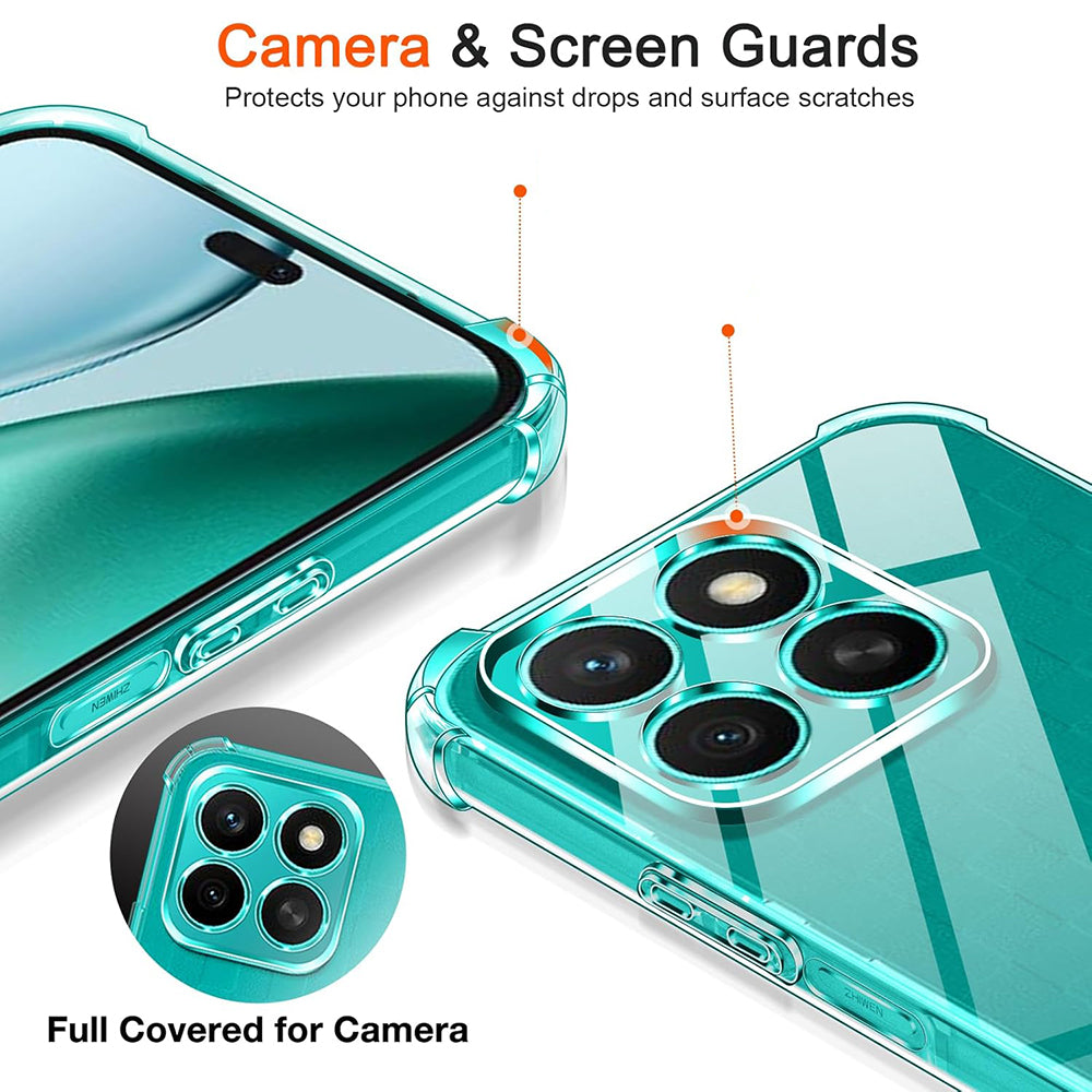 Coque pour Honor X8c, Techsuit, Anti-choc Claire, Transparente