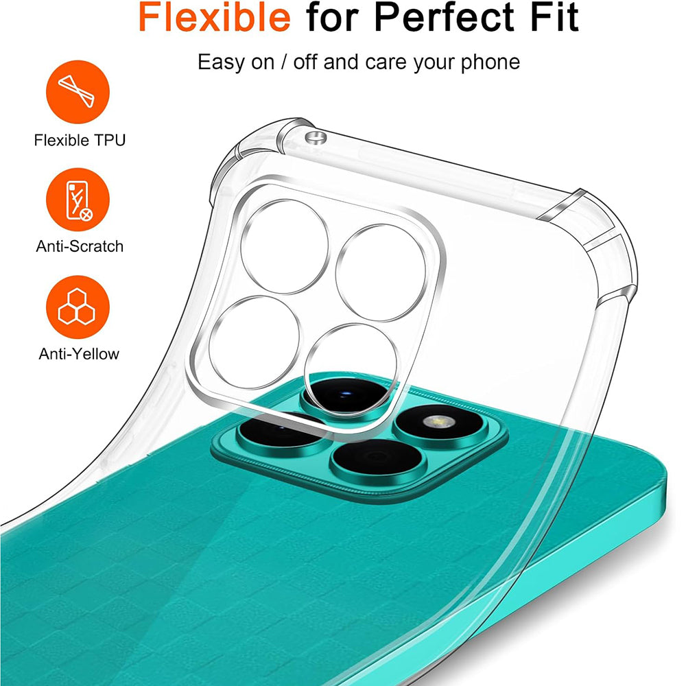 Coque pour Honor X8c, Techsuit, Anti-choc Claire, Transparente