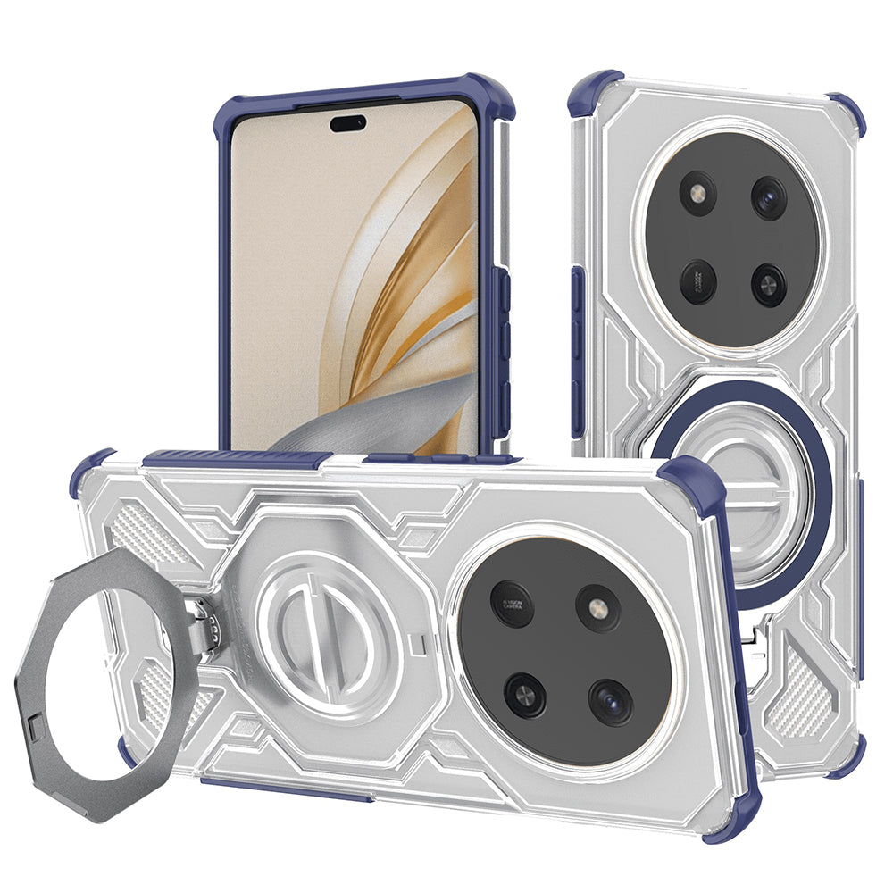 Coque pour Honor X9c / Magic7 Lite, Techsuit, Carbon Shield Pro, Bleue