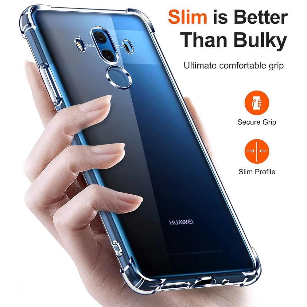 Coque pour Huawei Mate 10 Pro, Techsuit, Anti-choc Claire, Transparente