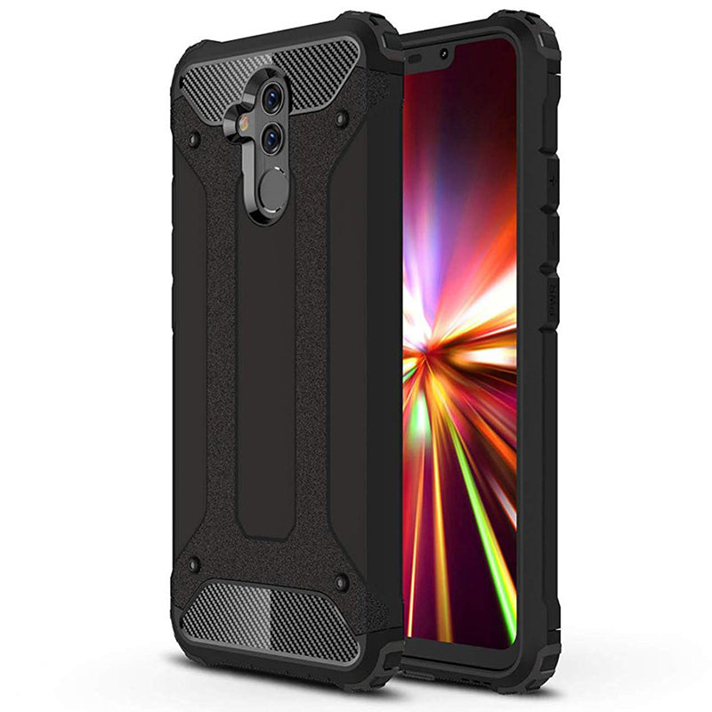 Coque pour Huawei Mate 20 Lite, Techsuit, Hybrid Armor, Noire