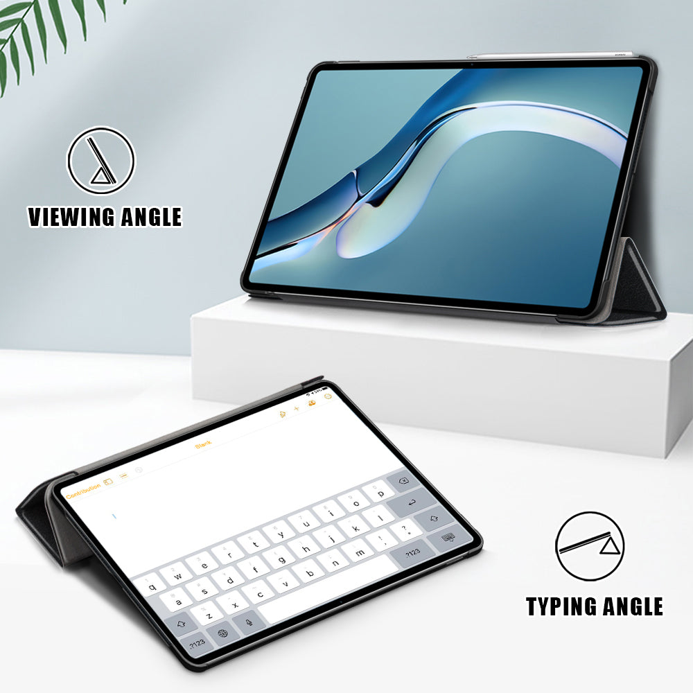 Housse pour Huawei MatePad Pro 12.6 (2021), Techsuit, FoldPro, Noire