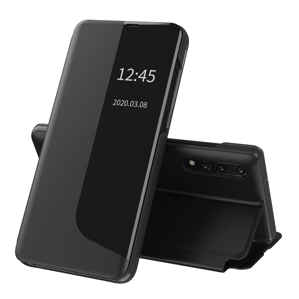 Coque pour Huawei P20 Pro, Techsuit, eFold, Noire