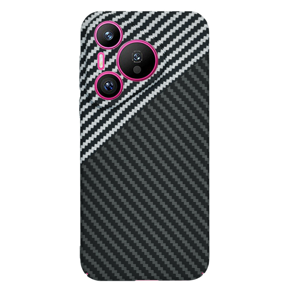Coque pour Huawei Pura 70, Techsuit, Carbonite FiberShell, Noir Gris