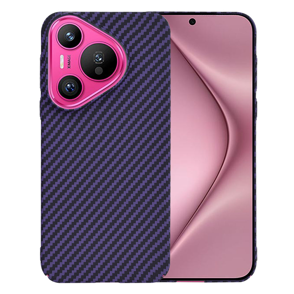 Coque pour Huawei Pura 70, Techsuit, Carbonite FiberShell, Violet