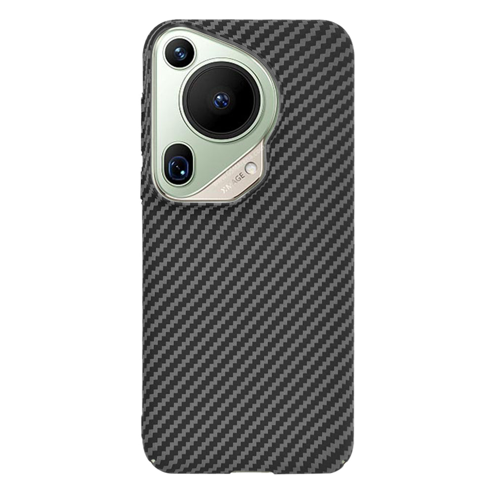 Coque pour Huawei Pura 70 Ultra, Techsuit, Carbonite FiberShell, Noire