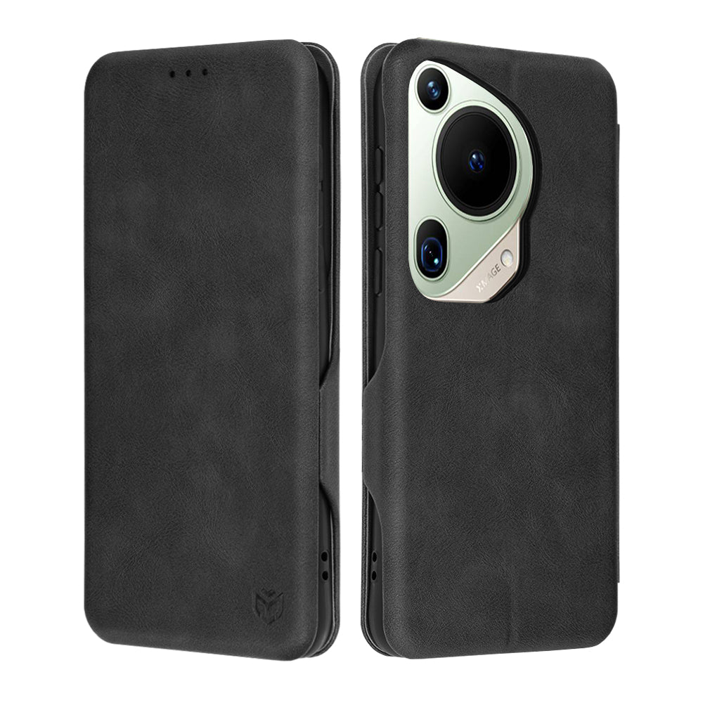 Coque pour Huawei Pura 70 Ultra, Techsuit, Safe Wallet Plus, Noire