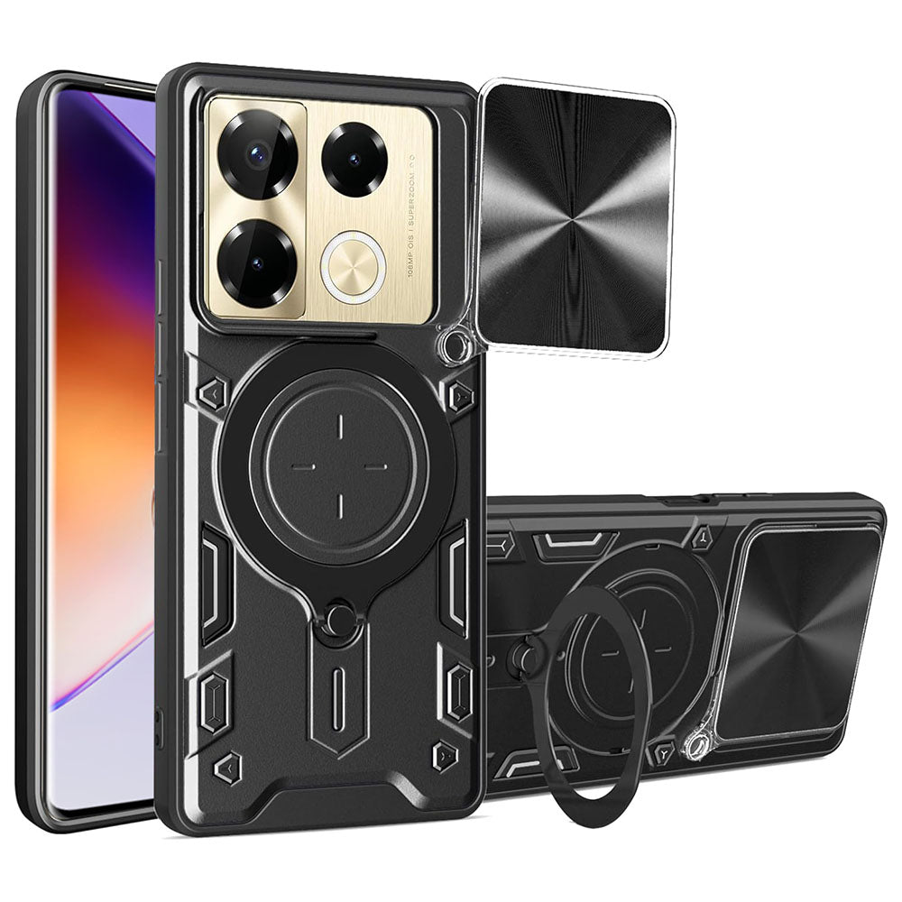 Coque pour Infinix Note 40 Pro+, Techsuit, CamGuard Pro, Noire