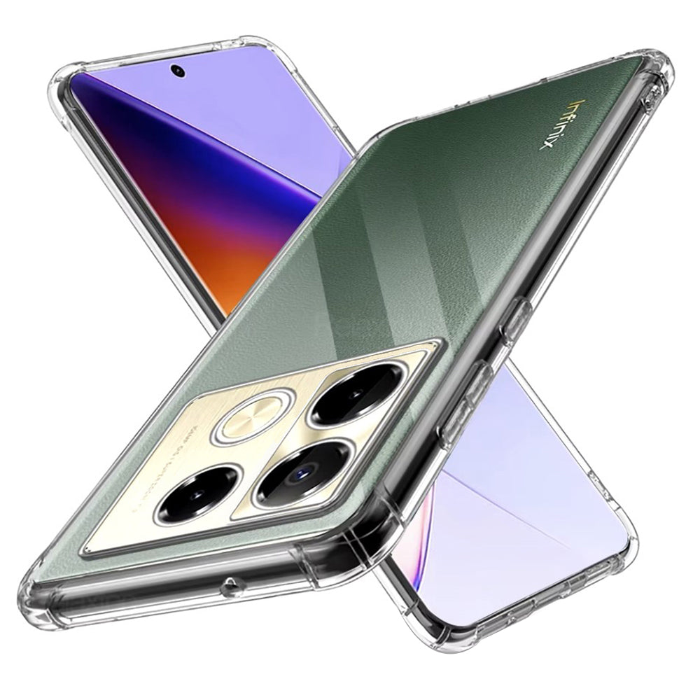 Étui pour Infinix Note 40 Pro+, Techsuit, Shockproof Clear, Transparent