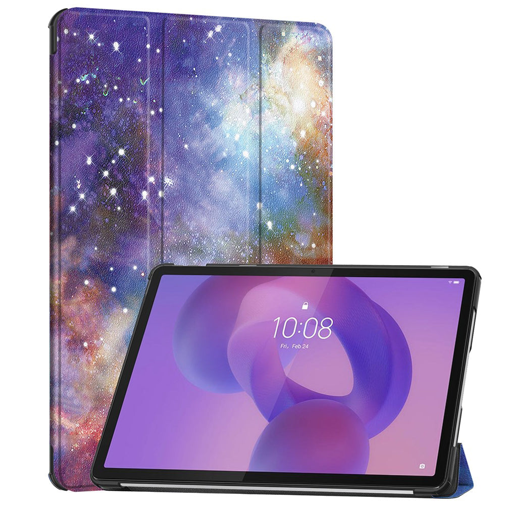 Étui pour Lenovo Idea Tab Pro, Techsuit, FoldPro Galaxy, Multicolore