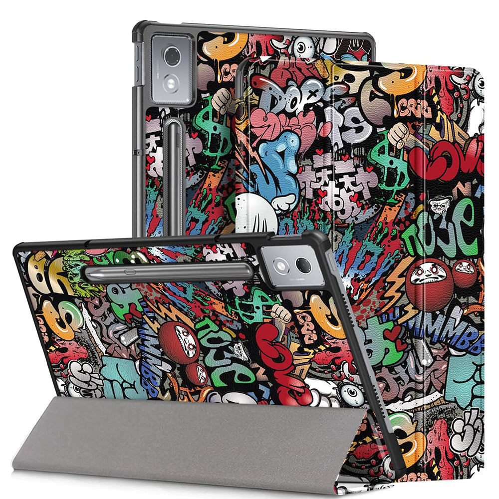 Housse pour Lenovo Idea Tab Pro, Techsuit, FoldPro Urban Vibe, Multicolore