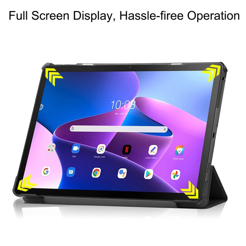 Housse pour Lenovo Tab M10 Gen 3, Techsuit, FoldPro, Noire