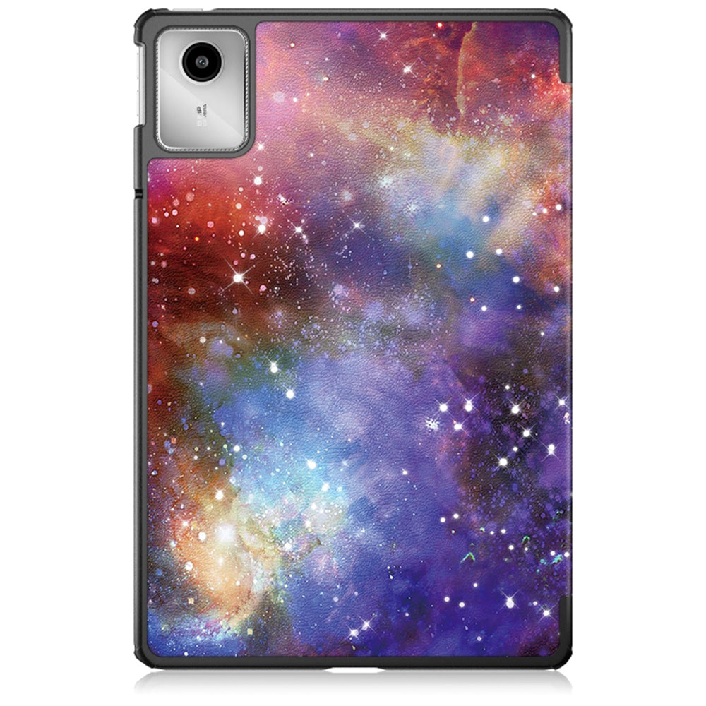 Housse pour Lenovo Tab M11, Techsuit, FoldPro Galaxy, Multicolore