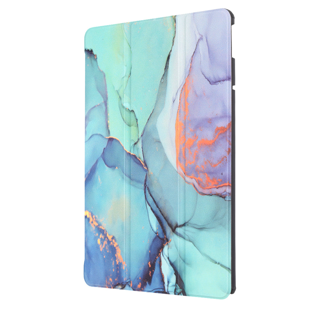 Housse pour Lenovo Tab M11, Techsuit, FoldPro Green Time, Multicolore