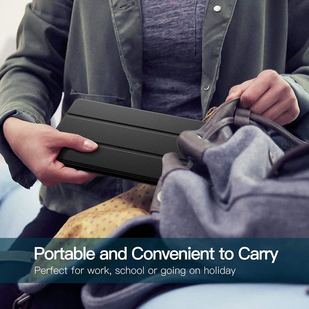 Housse pour Lenovo Tab M8 (HD), Techsuit, FoldPro, Noire