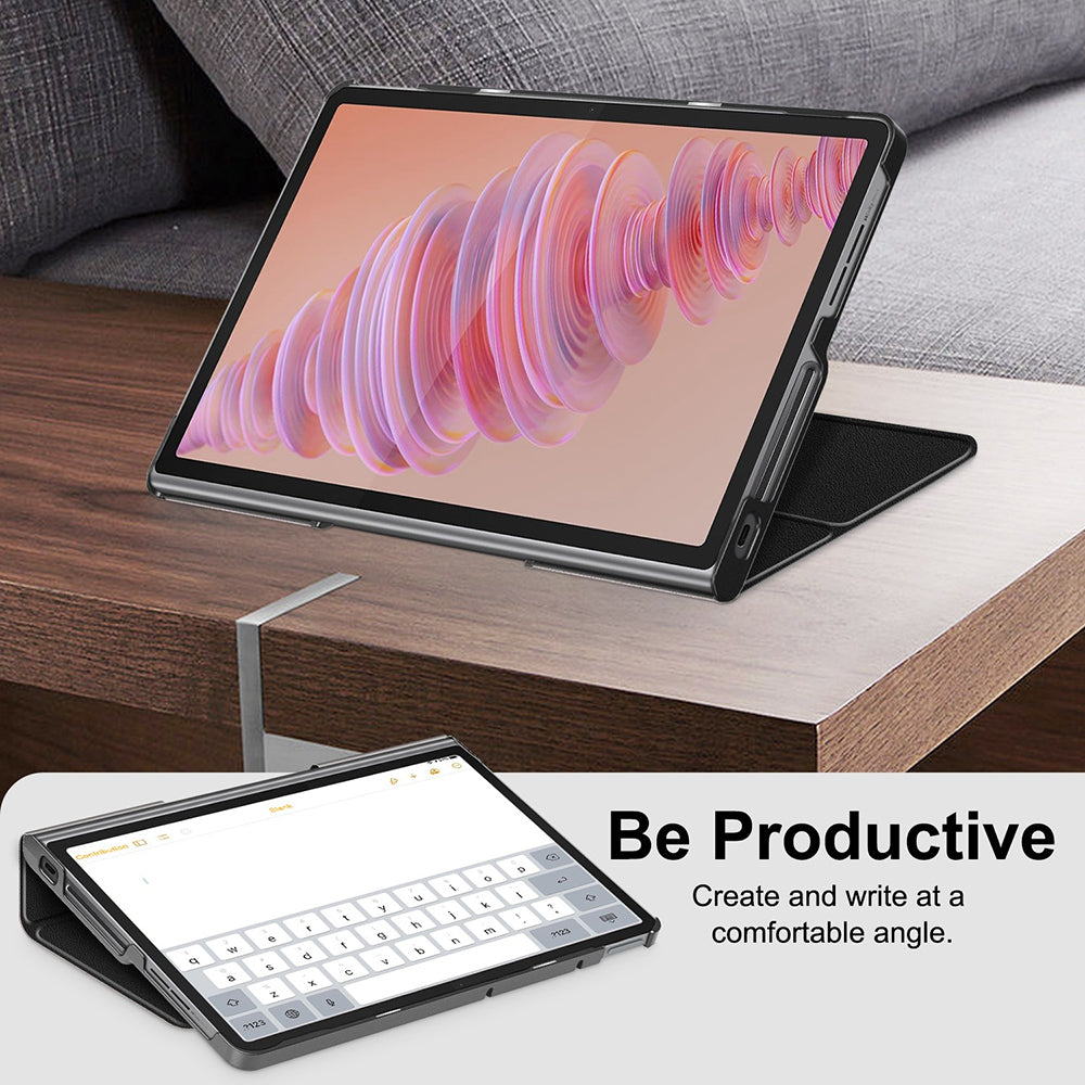 Housse pour Lenovo Tab Plus 11,5 pouces, Techsuit, FoldPro, Noire