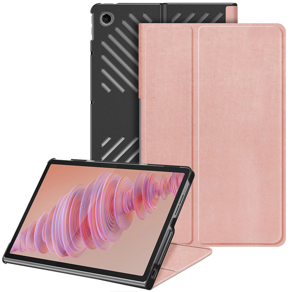 Housse pour Lenovo Tab Plus, Techsuit, FoldPro, Rose