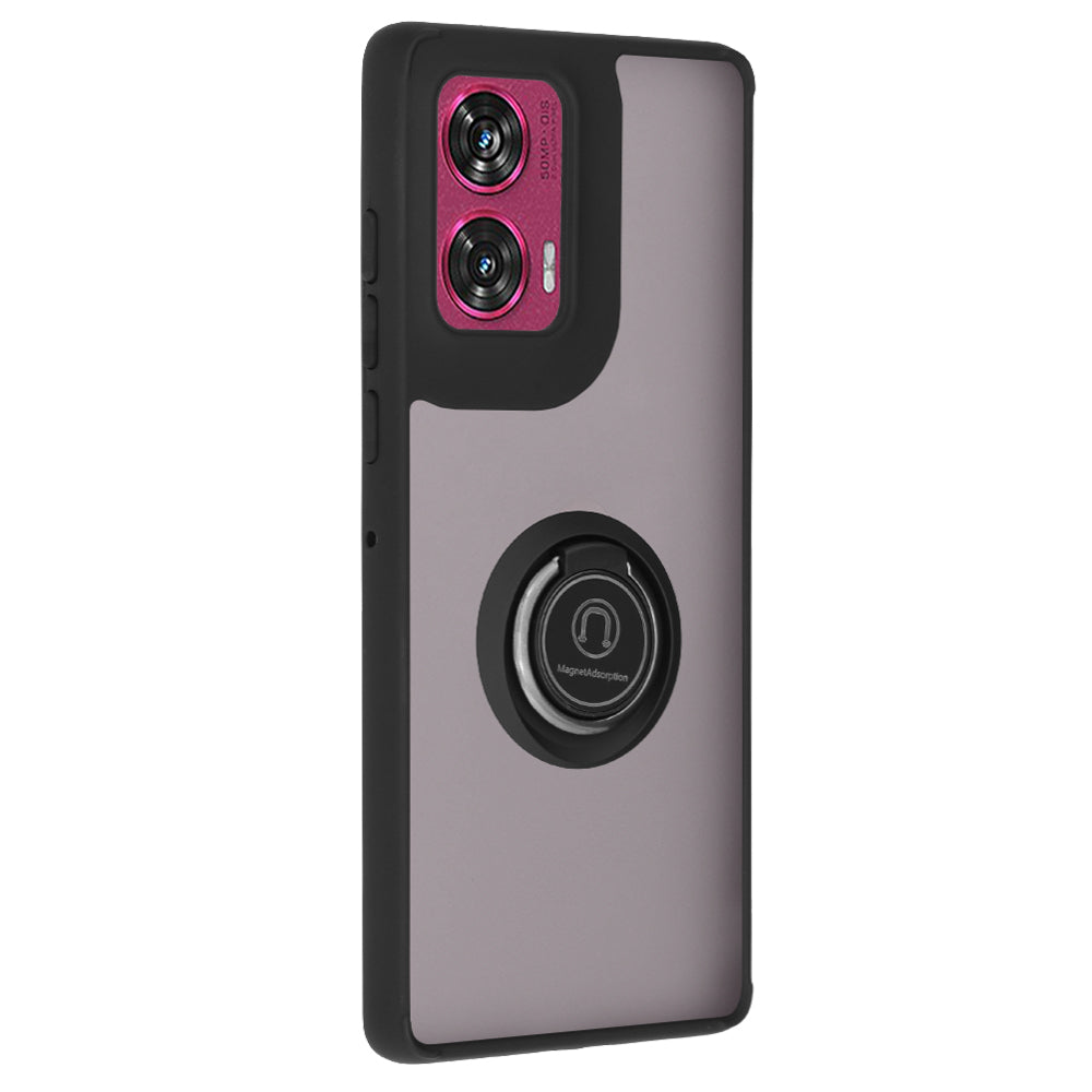 Coque pour Motorola Edge 50 Fusion, Techsuit, Glinth, Noire