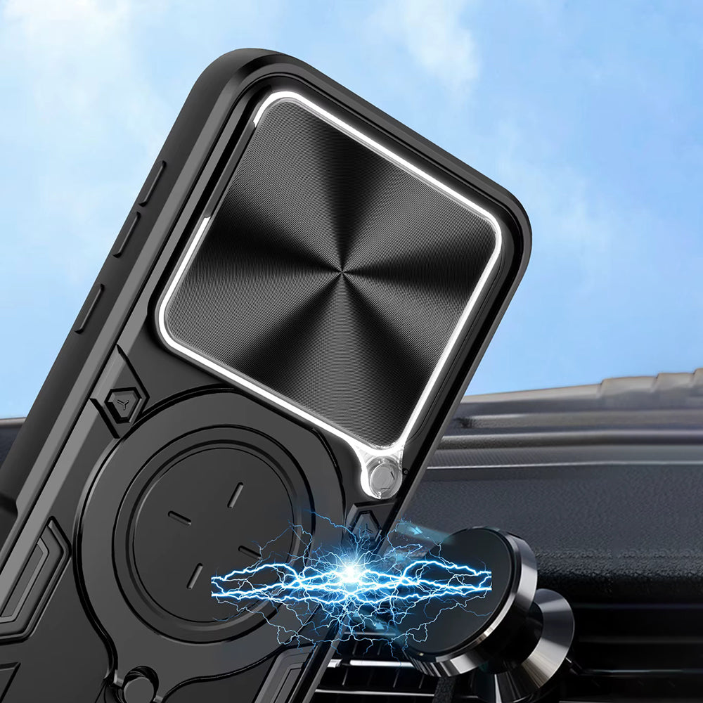 Coque pour Motorola Edge 70 Max, Techsuit, CamGuard Pro, Noire