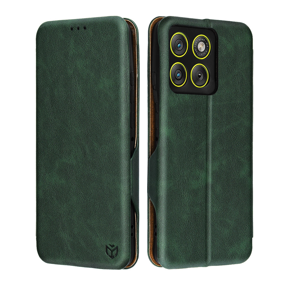 Case for Motorola Edge 70, Techsuit, Safe Wallet Plus, Green