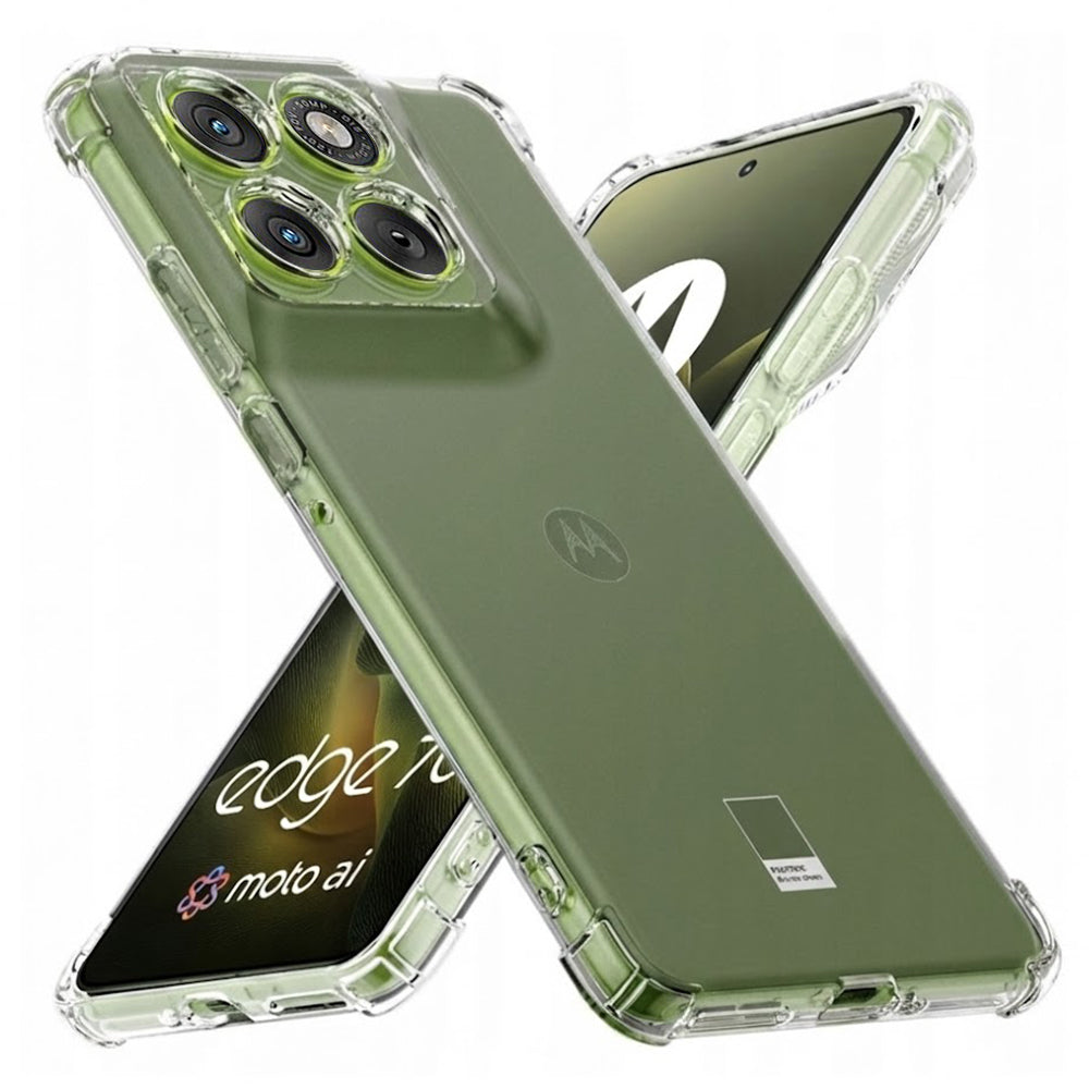 Hülle für Motorola Edge 70, Techsuit, Shockproof Clear, Transparent