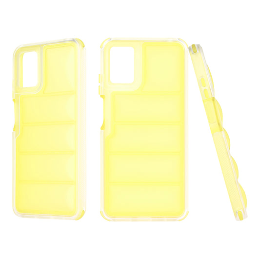 Hülle für Motorola Moto E22i / E22, Techsuit, Wave Shield, Gelb